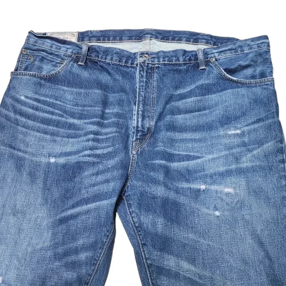 Polo Dungarees Distressed Jeans Hampton Straight by Ralph Lauren Size  44 - Picture 5 of 8